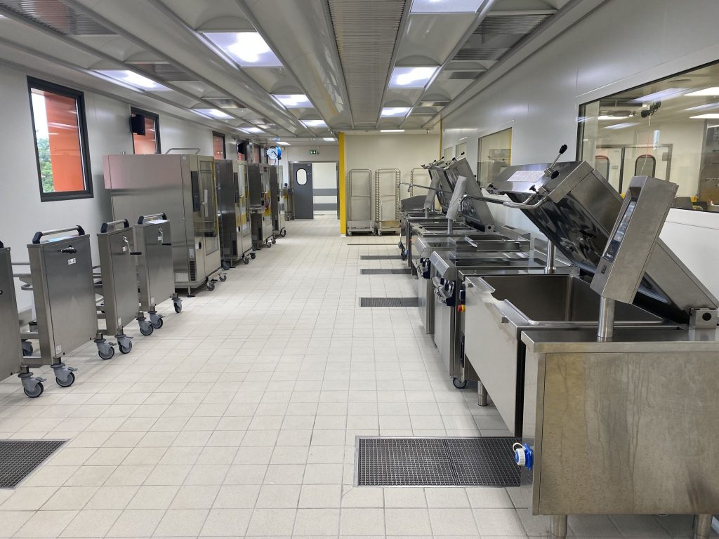 La Nouvelle Cuisine Centrale Modulaire Passe L Inox Begc